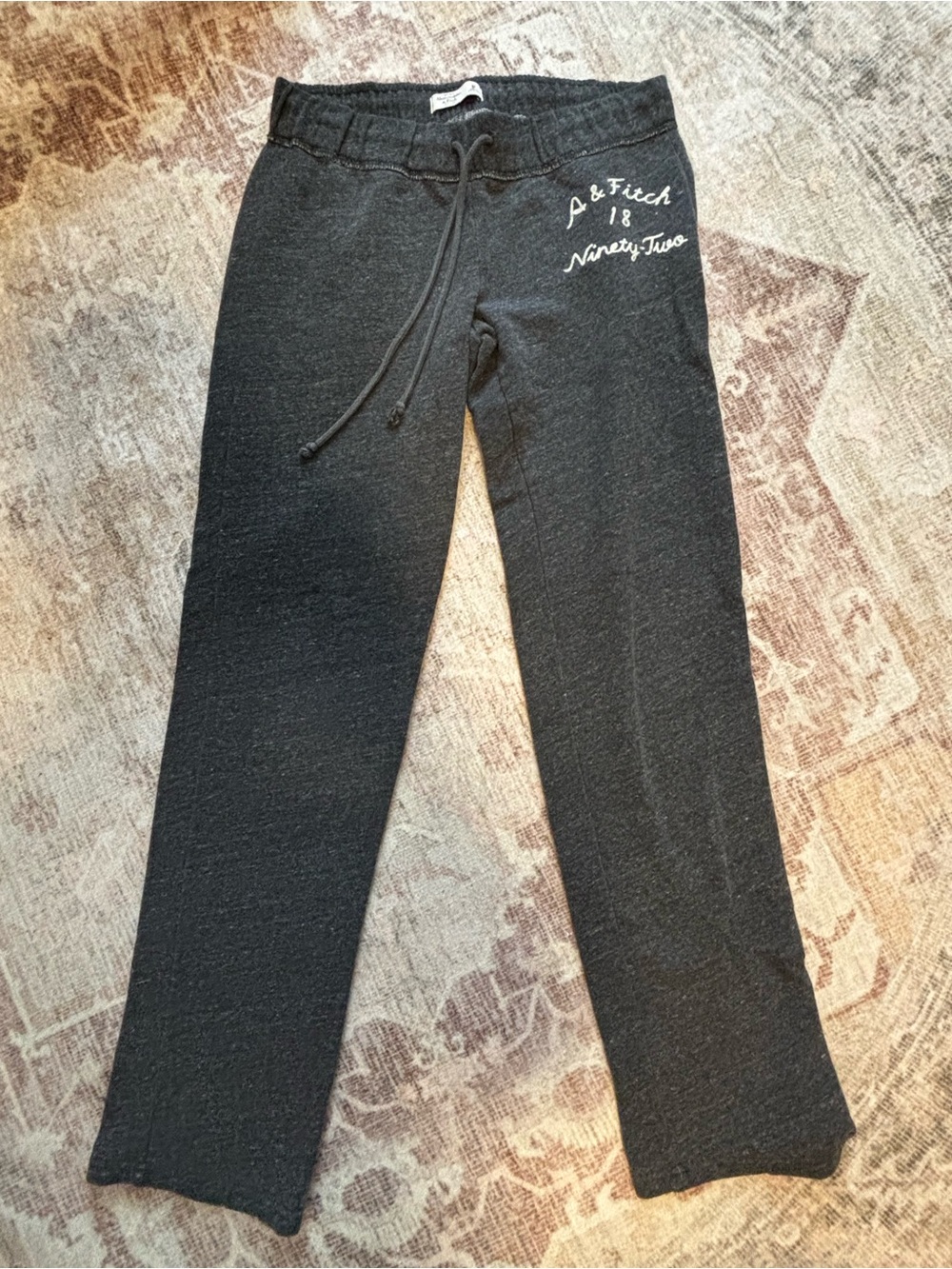 Women’s Abercrombie & Fitch Dark Charcoal Drawstring Joggers